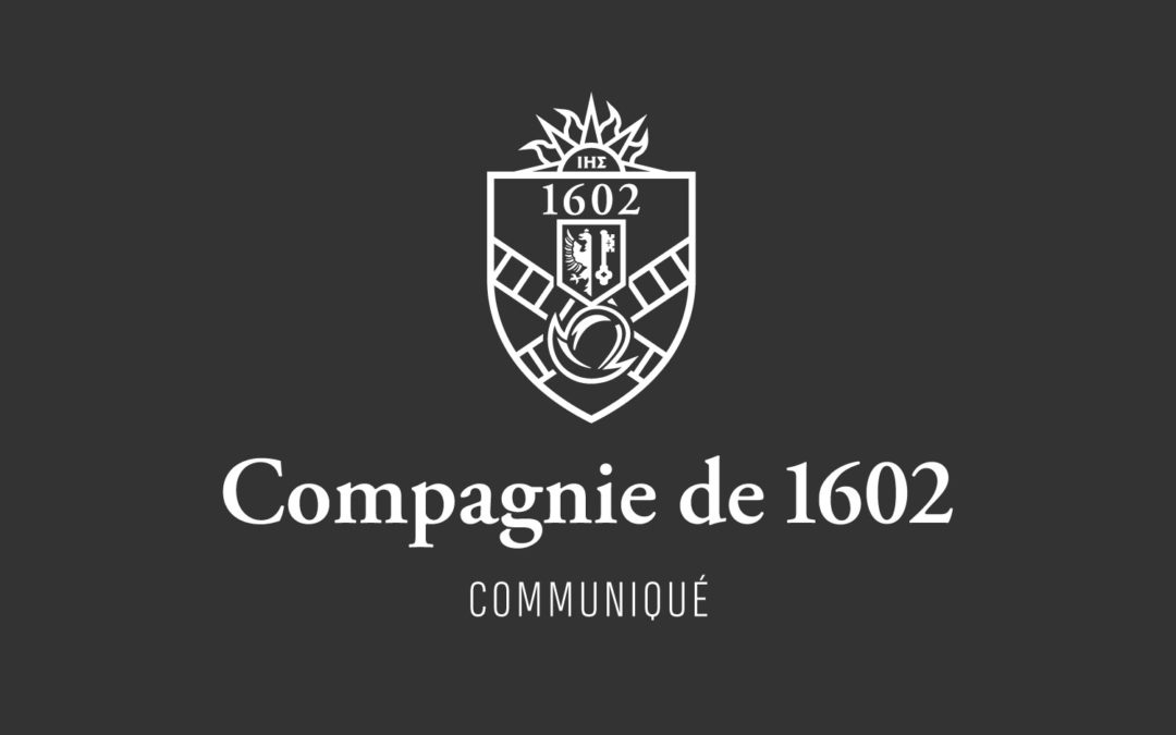 Convocation à la 98e assemblée générale de la Compagnie de 1602