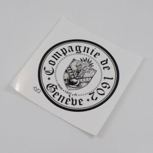 Autocollant noir mat – Compagnie de 1602