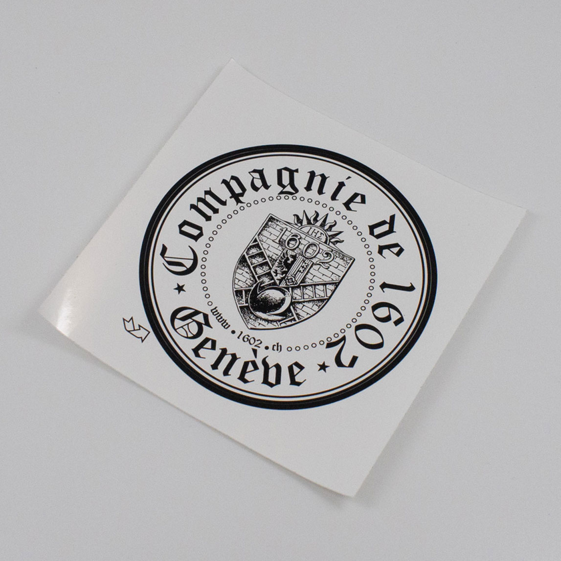 Autocollant noir mat – Compagnie de 1602